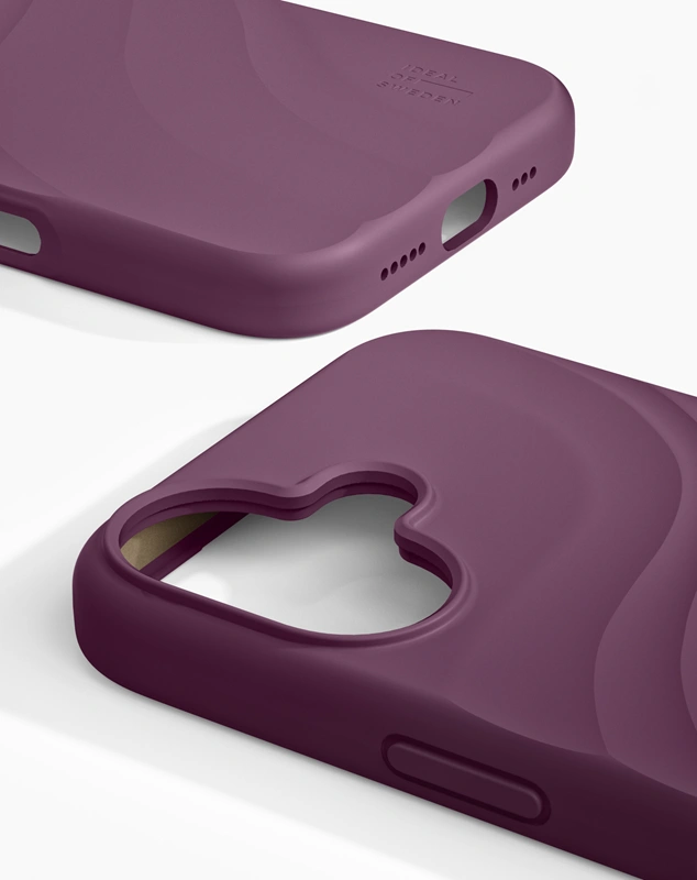Ideal of Sweden  iPhone 17 Swirl MagSafe silikoninis dėklas, Velvet Plum, 2 nuotrauka